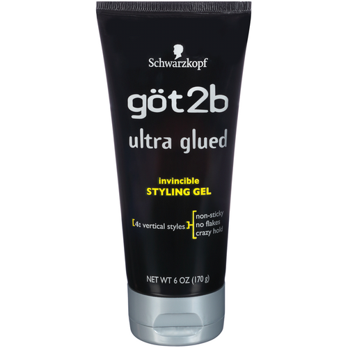 GOT2B ULTRA GLUED INVINCIBLE STYLING GEL 6 OZ