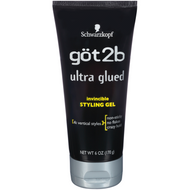 GOT2B ULTRA GLUED INVINCIBLE STYLING GEL 6 OZ