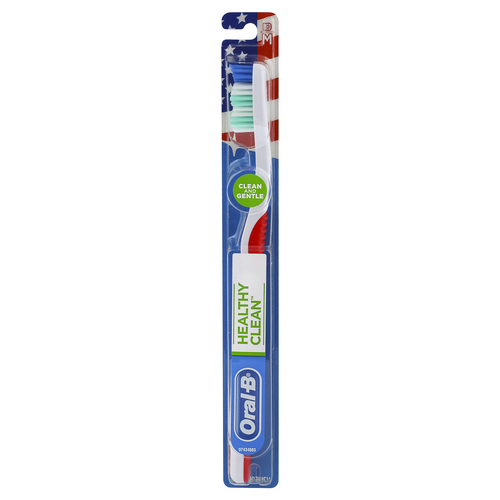 ORAL B MANUAL HEALTHY CLEAN TOOTHBRUSH MEDIUM