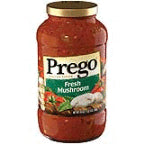 Prego Fresh Mushroom Spaghetti Sauce 24 oz