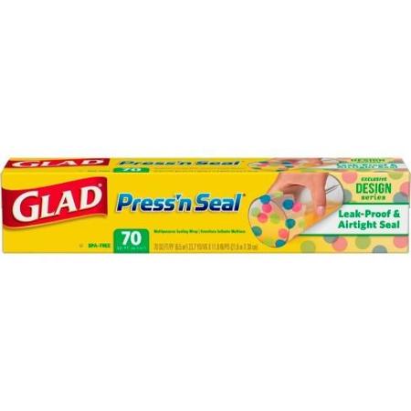 GLAD PRESS N SEAL PLASTIC WRAP 70SQFT
