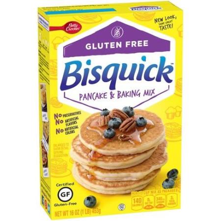 BETTY CROCKER BISQUICK GLUTEN FREE PANCAKE & BAKING MIX 16OZ