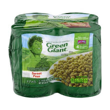 GREEN GIANT YOUNG TENDER SWEET PEAS 15 OZ , 4CT