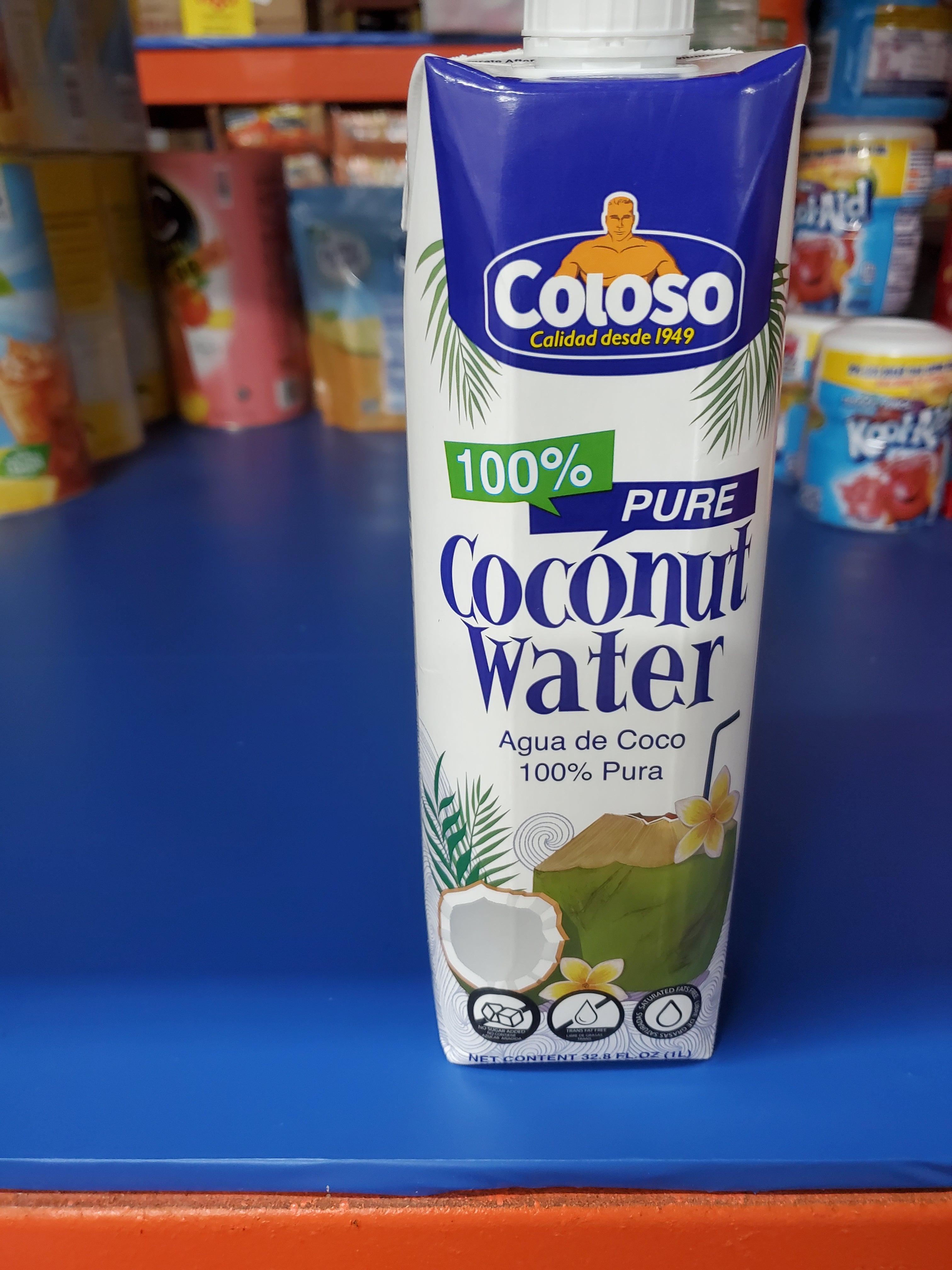 COLOSO COCONUT WATER WITH PULP 32.8 OZ TETRA PAK – RockMart 340