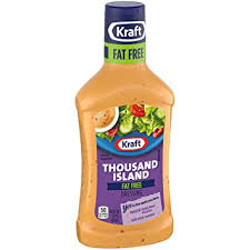 KRAFT THOUSAND ISLAND FAT FREE SALAD DRESSING 16 OZ