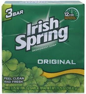 IRISH SPRING SOAP 3.75 OZ 3 BARS (11.25 0Z)