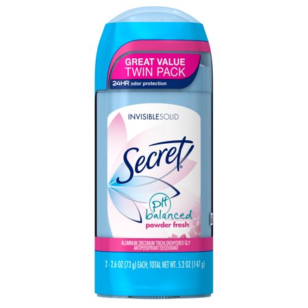 SECRET DEODORANT SOLID POWDER FRESH  5.2OZ 2PK