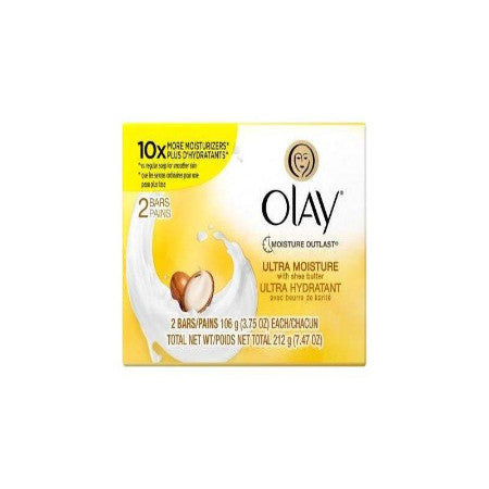 OLAY ULTRA MOISTURE BEAUTY BARS 3.75 OZ 2 COUNT