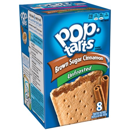 KELLOGS POP TART BROWN SUGAR CINNAMON (UN FROSTED) 14 OZ