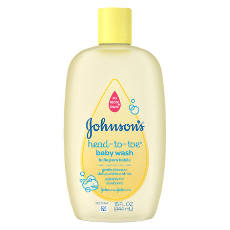 JOHNSON & JOHNSON HEAD-TO-TOE BABY WASH 15 OZ