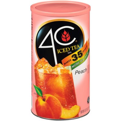 4C 35 QT PEACH ICED TEA MIX 82.6 OZ