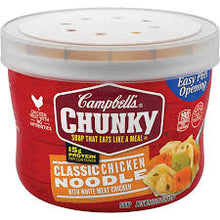CAMPBELL CHUNKY CLASSIC CHICKEN NOODLE SOUP BOWL 15.25 OZ