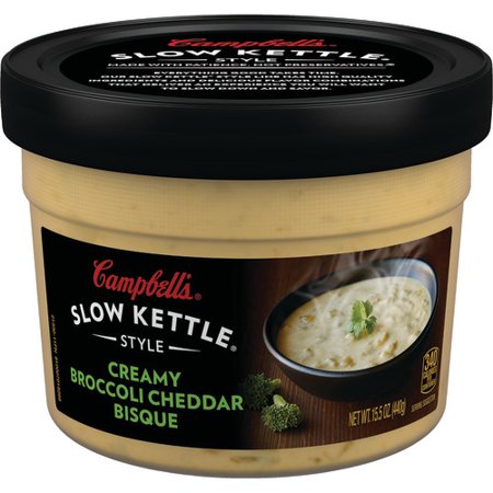 CAMPBELL'S SLOW KETTLE CREAMY BROCCOLI CHEDDAR  SOUP 15.5 OZ