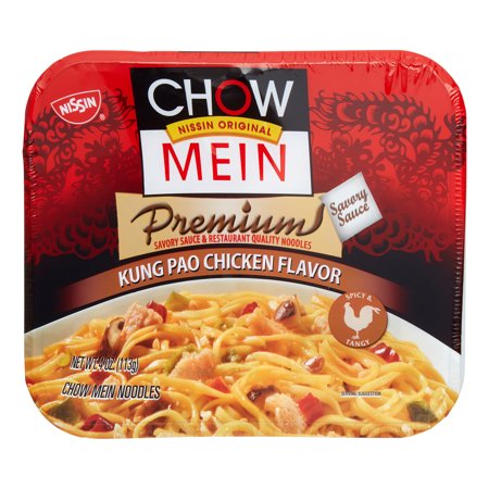 NISSIN RAMEN NOODLES KUNG PAO CHICKEN FLAVOR 4OZ
