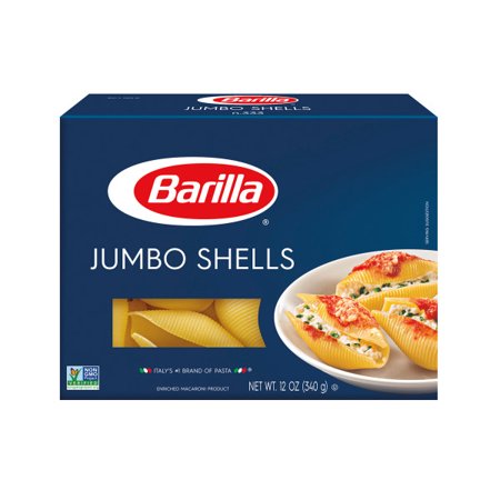 BARILLA JUMBO SHELLS PASTA 12 OZ