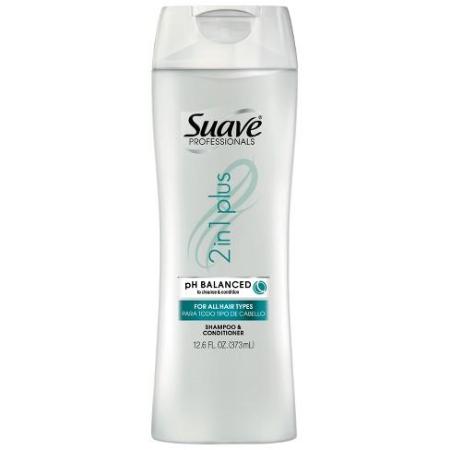 SUAVE PROFESSIONALS 2 IN 1 PLUS SHAMPOO & CONDITIONER 12.6 OZ