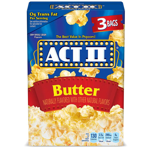 ACT 2 BUTTER POPCORN 3PK 2.75 OZ BAGS