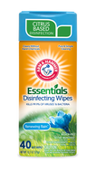 ARM & HAMMER ESSENTIALS DISINFECTING WIPES 40 ct