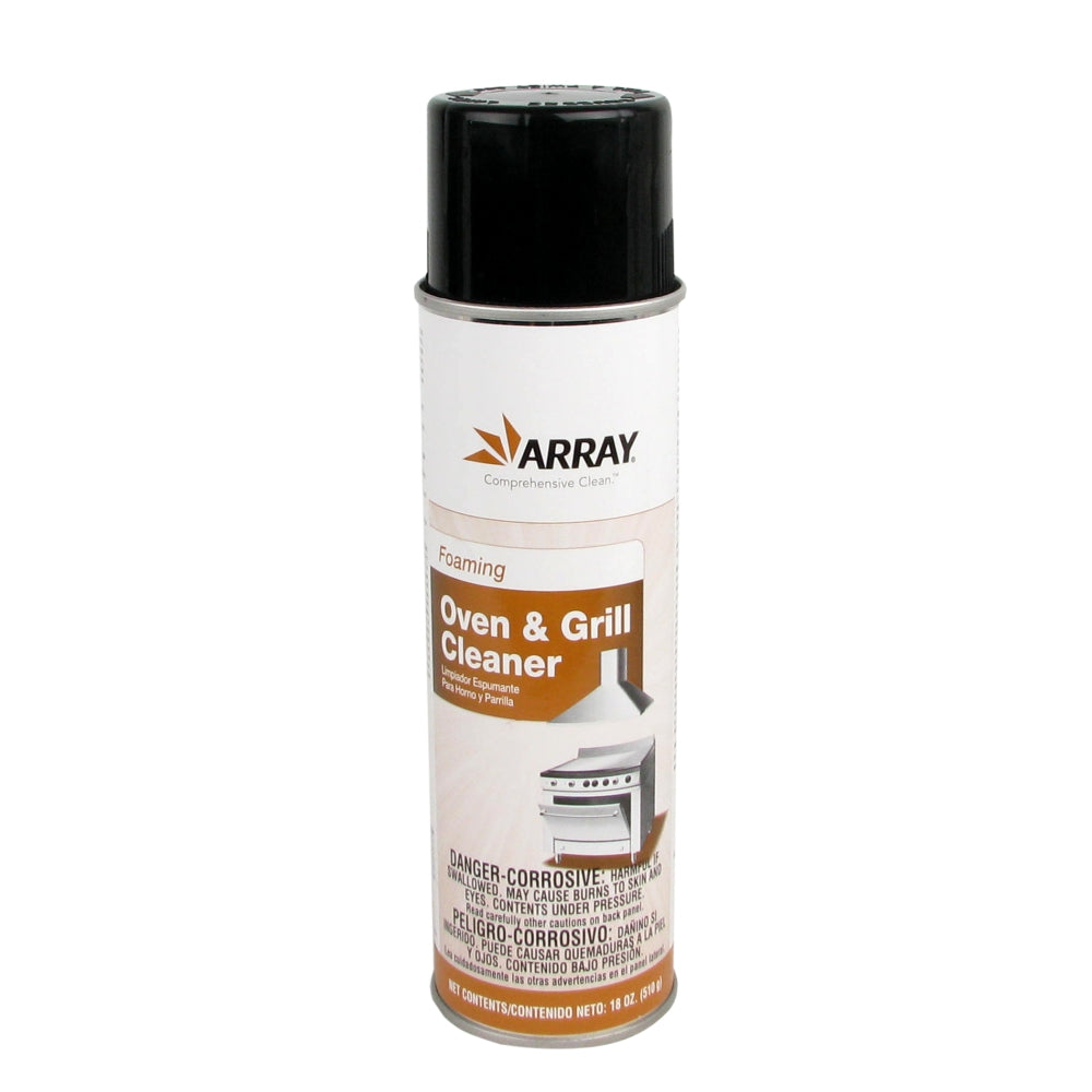 Array Ready-to-Use Oven & Grill Cleaner, Foaming Aerosol, 18 Oz