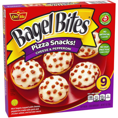 BAGEL BITES CHEESE & PEPPERONI 9 CT 7 OZ