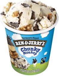 BEN & JERRY'S CHUNKY MONKEY16 OZ