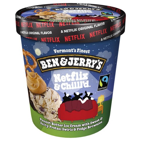 BEN & JERRY'S NETFLIX AND CHILLED 16 OZ ## ROCK VALUE PRODUCT. ORDER BY  WEDNESDAY EVENING AUG 19 FOR AUG 27DELIVERY#