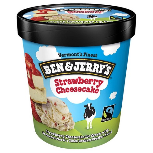 BEN & JERRY'S STRAWBERRY CHEESECAKE ICE CREAM 16 OZ ## ROCK VALUE PRODUCT. ORDER BY  WEDNESDAY EVENING NOV 29 FOR DEC 04DELIVERY#