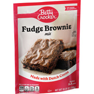 BETTY CROCKER FUDGE BROWNIE MIX 10.25 OZ