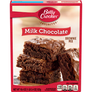 BETTY CROCKER MILK CHOCOLATE BROWNIE MIX-18.4 OZ