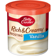 BETTY CROCKER RICH & CREAMY VANILLA FROSTING 16 OZ