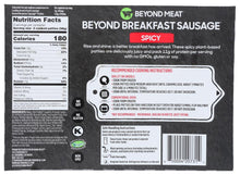 BEYOND MEAT BREAKFAST SAUSAGE (SPICY) 7.4 OZ