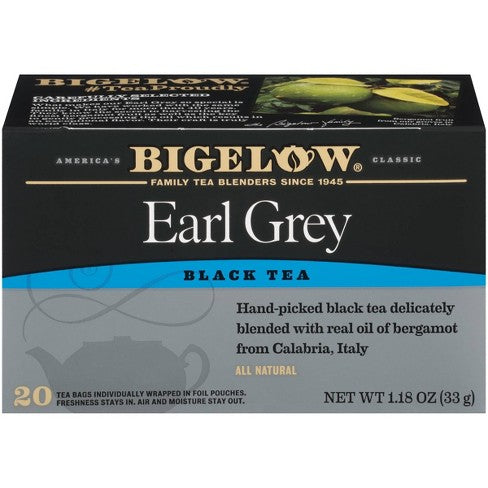 Bigelow Earl Grey Black Tea 20 Ct