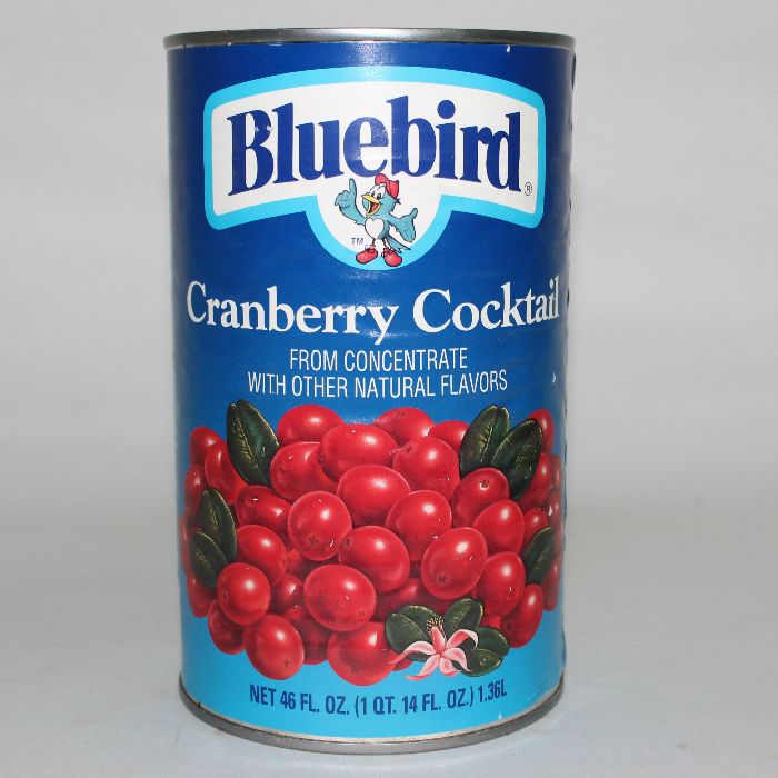 Bluebird 10% Cranberry Juice, Shelf-Stable, 46 Fl Oz Can