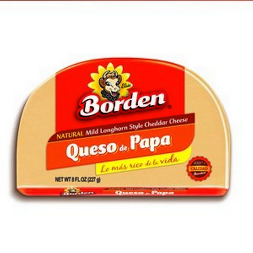 BORDEN HALF MOON CHEDDAR CHEESE 8 OZ