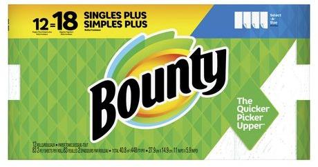 BOUNTY SELECT PAPER TOWELS 12 CT