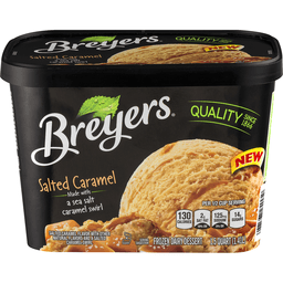 BREYERS ALL NATURAL SALTED CARAMEL ICE CREAM 48 OZ