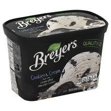 BREYERS COOKIES AND CREAM ICE CREAM 48 OZ