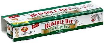 BUMBLE BEE CHUNK LIGHT TUNA IN WATER 3OZ 3 PACK
