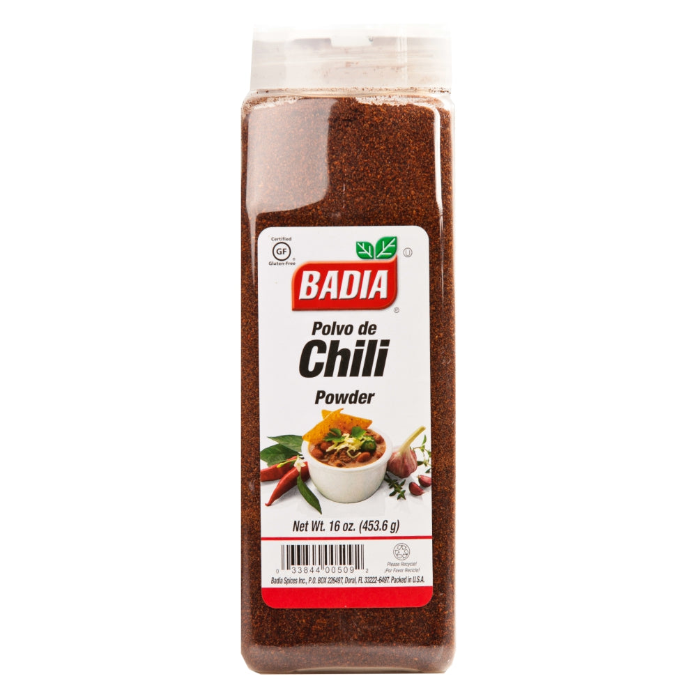 Badia Dark Chili Powder Spice, 16 Oz Jar