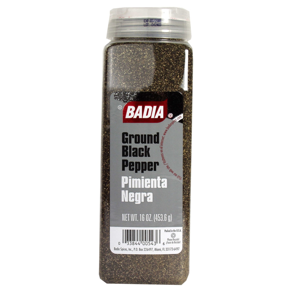 Badia Ground Black Pepper, 16 Oz