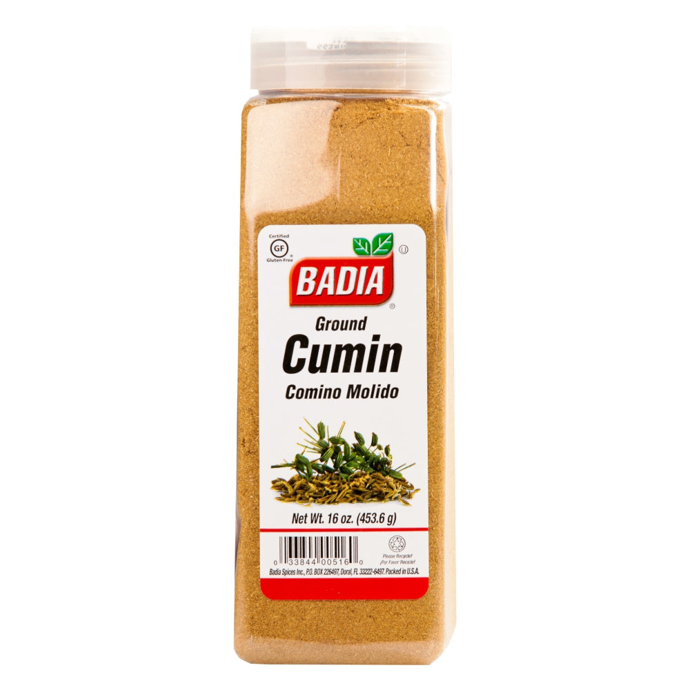 Badia Ground Cumin Seed Spice, 16 Oz Jar