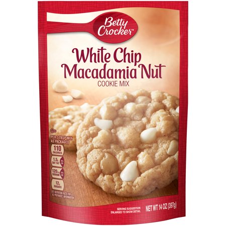 Betty Crocker Cookie Mix White Chip Macadamia Nut, 14 Oz
