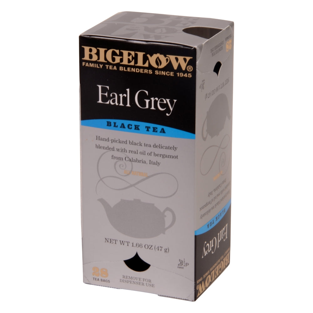 Bigelow Earl Grey Tea, Individually Wrapped With String, 28 Ct