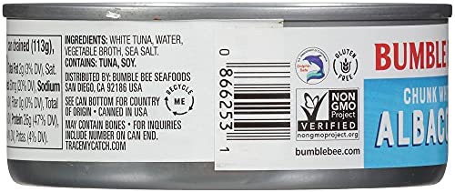 Bumble Bee Chunk White Albacore Tuna in Water 5 oz