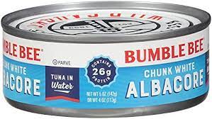 Bumble Bee Chunk White Albacore Tuna in Water 5 oz