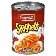 CAMPBELL'S SPAGHETTI IN TOMATO SAUCE WITH CHEESE 15.8 OZ