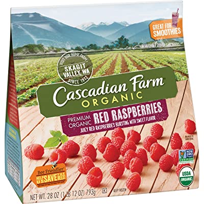 CASCADIAN FARM ORGANIC RED RASPBERRY 10 OZ
