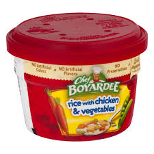 CHEF BOYARDEE CHICKEN W/ RICE MICROWAVE MEAL 7.5 OZ