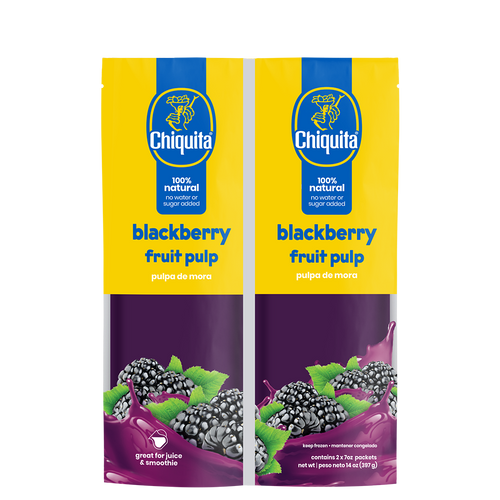 CHIQUITA BLACKBERRY FRUIT PULP 14 OZ