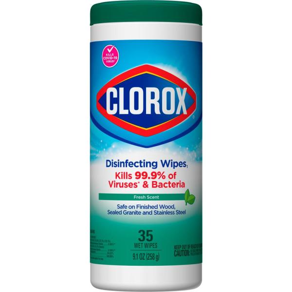 CLOROX DISINFECTING WIPES 35 CT